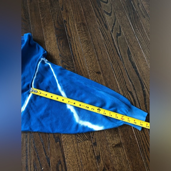 Elan Women’s OSFM Blue/White Tie-Dye Cotton Balloon Sleeved Sweater - EUC! - Picture 11 of 12